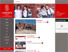 Tablet Screenshot of lorentzschool.nl